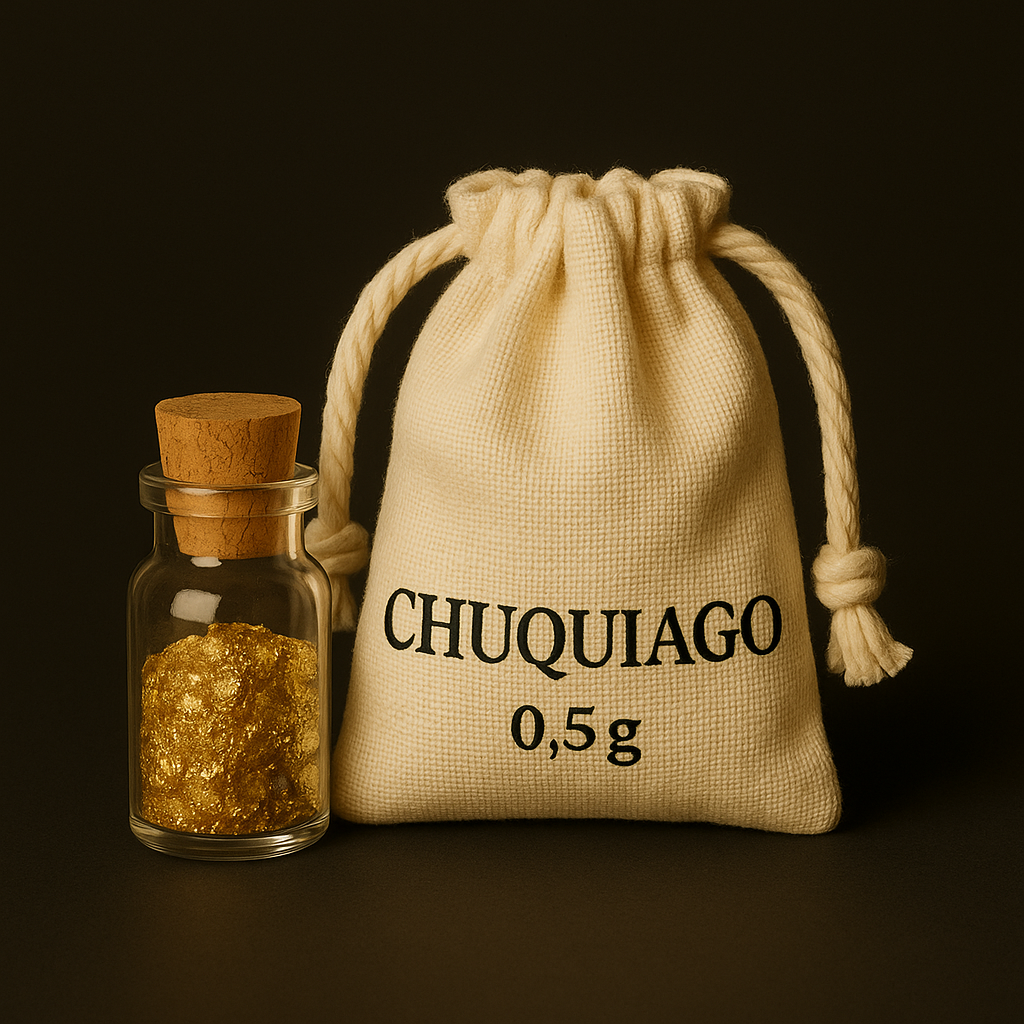 0.50 gramos de oro artesanal