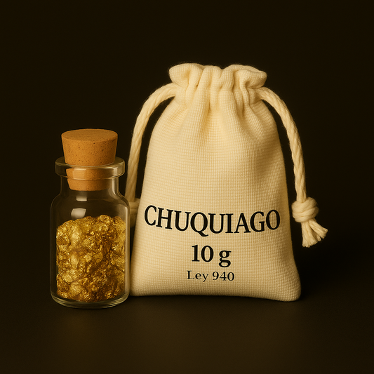 10,00 gramos de oro artesanal