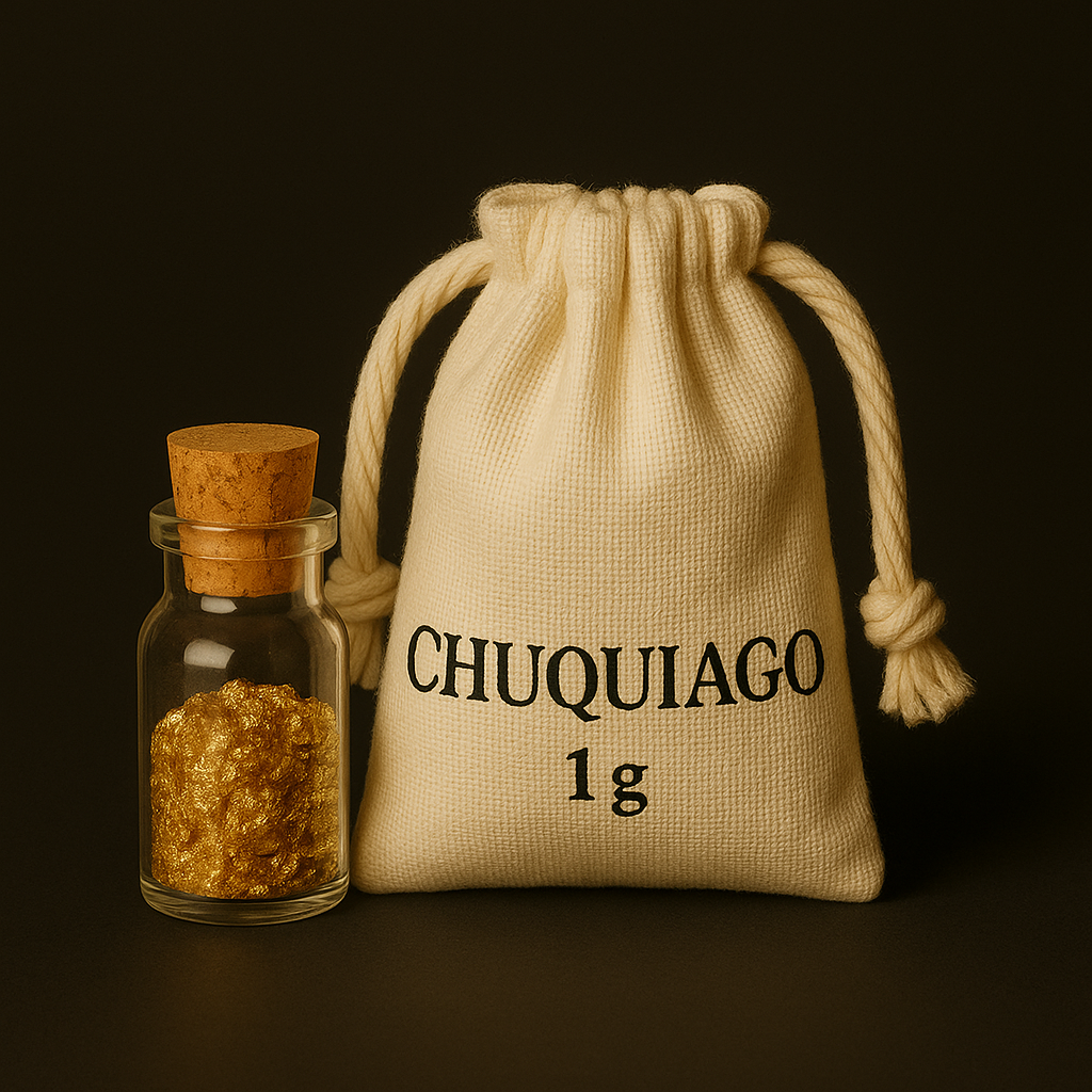 1,00 gramo de oro artesanal